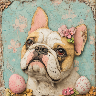 Dog Sign, English Bulldog Sign, DCO-12933, Sign For Wreath, 10x10